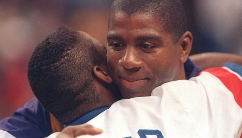 Magic Johnson All Star Credit to Al Behrman and AP