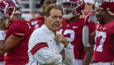nick saban alabama crimson tide