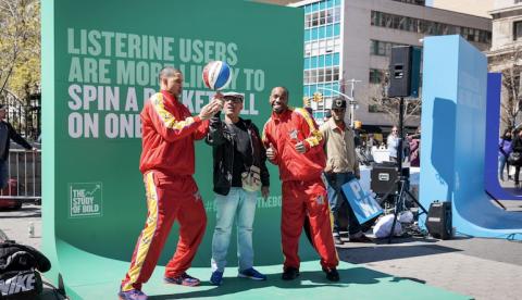 Michael Marmora and AP Harlem Wizards