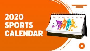 2020 sports calendar