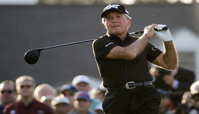Charlie Riedel and AP Gary Player