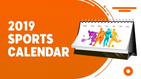 2019 sports calendar