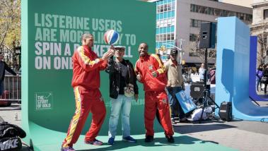 Michael Marmora and AP Harlem Wizards